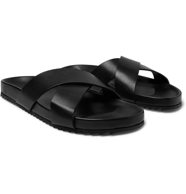Photo: Grenson - Leather Sandals - Black