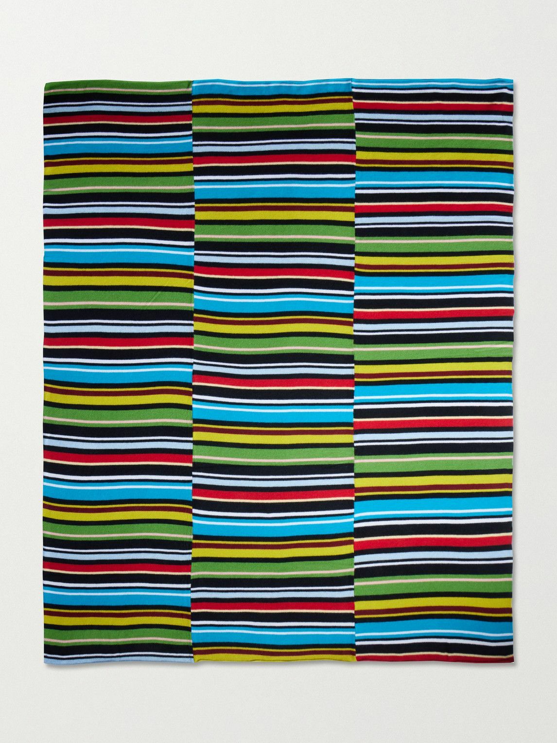 The Elder Statesman - Racing Striped Cashmere Blanket