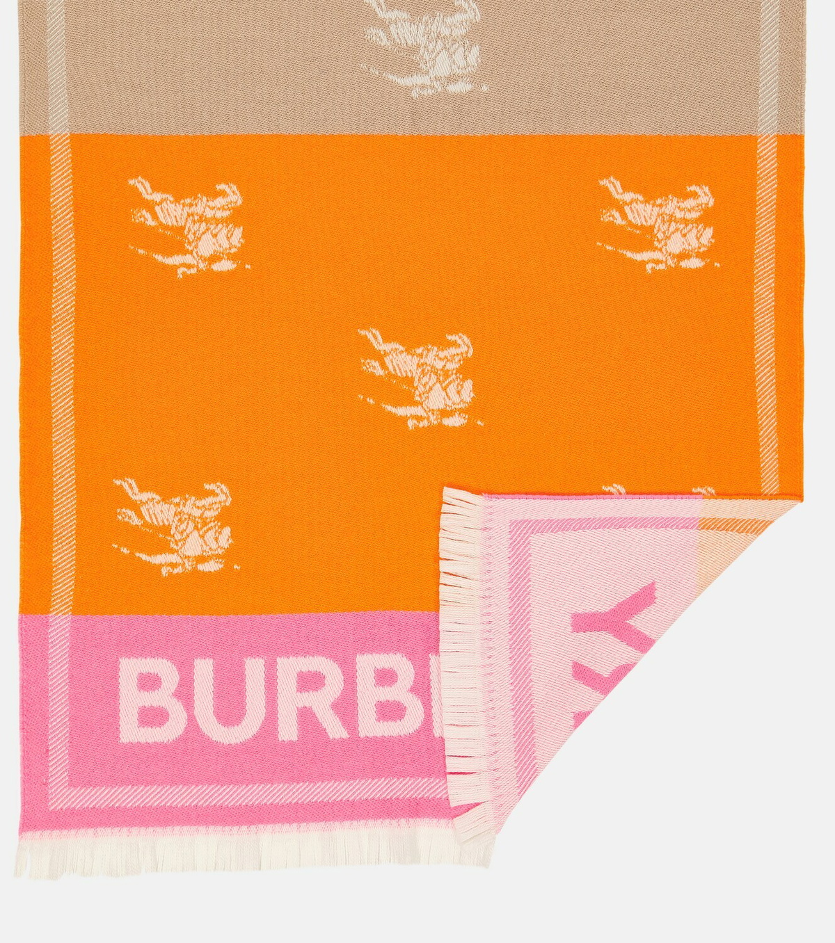 Burberry EKD wool scarf Burberry