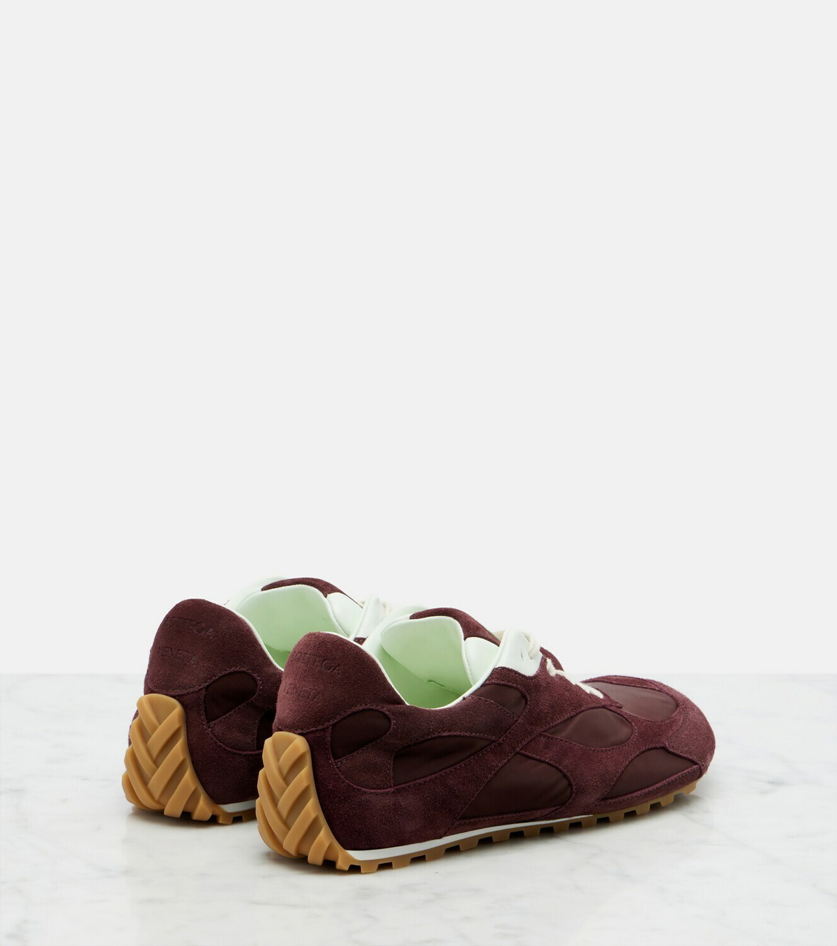 Bottega Veneta Orbit Flash suede-trimmed sneakers