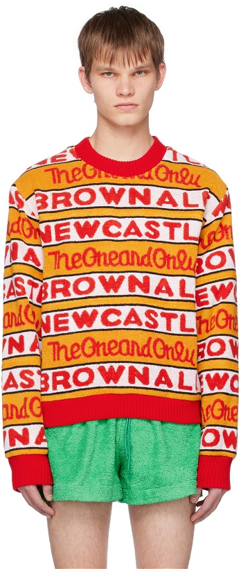 Photo: Adam Jones Yellow Newcastle Brown Ale Sweater