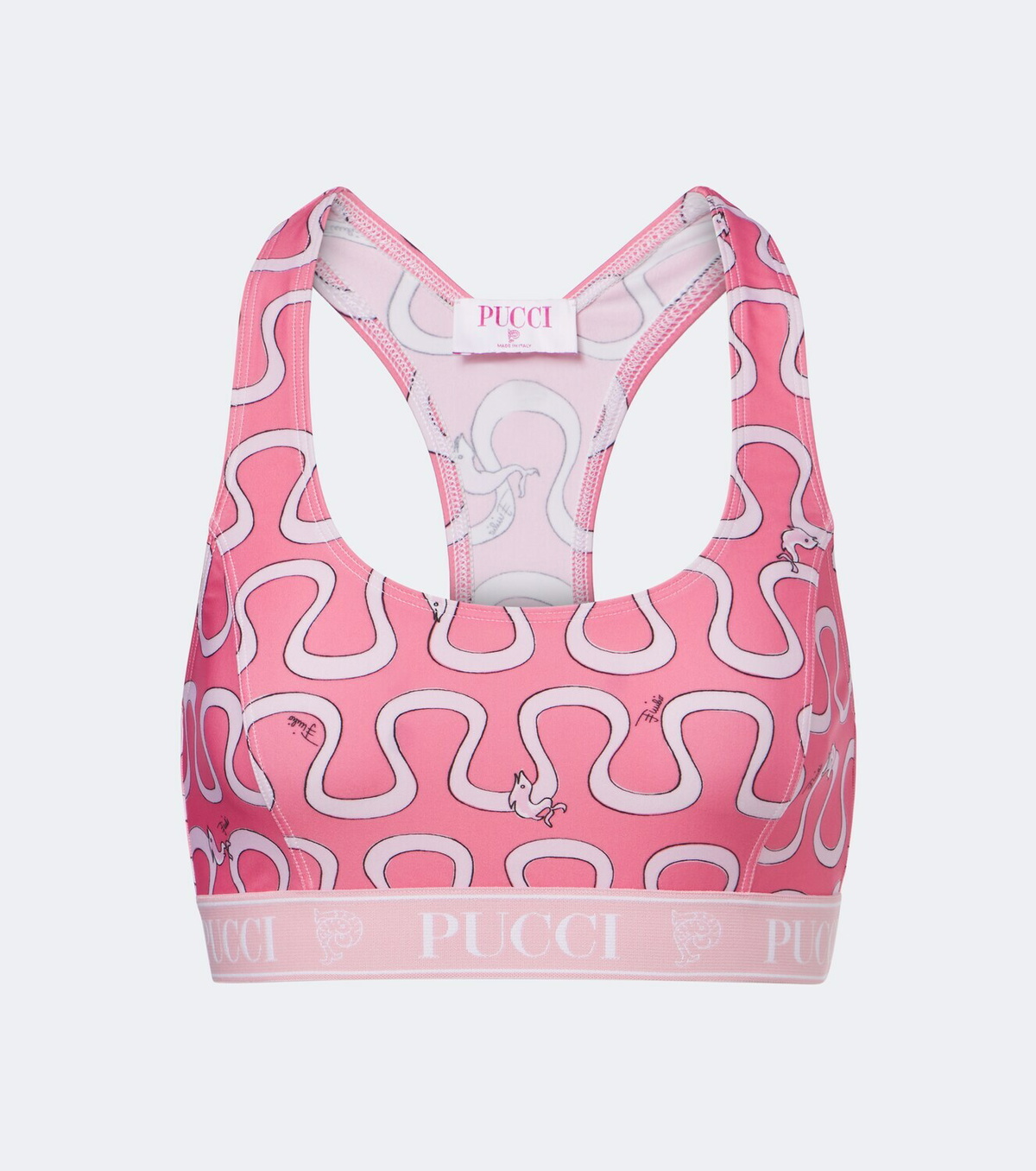 Pucci Onda jersey sports bra
