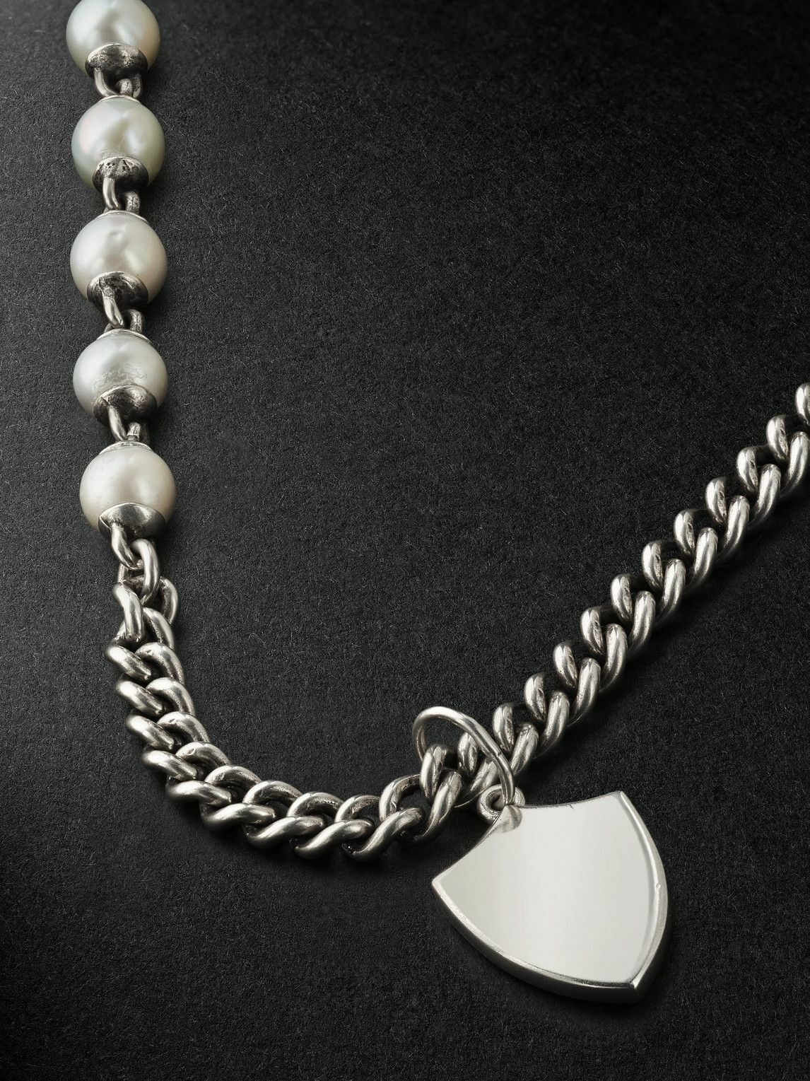 M. Cohen - Mondi Pearl and Sterling Silver Pendant Necklace M.Cohen
