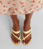 Manolo Blahnik Susa leather thong sandals