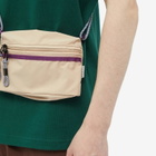 Taikan Men's Small Sacoche Cross Body Bag in Camel Ripstop