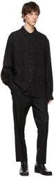 Tom Wood Black Viscose Shirt