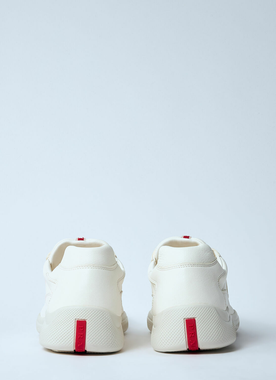 Prada Leather Low-Top Sneakers