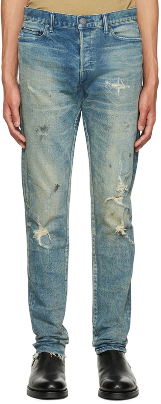 Photo: John Elliott Blue 'The Cast 2' Jeans