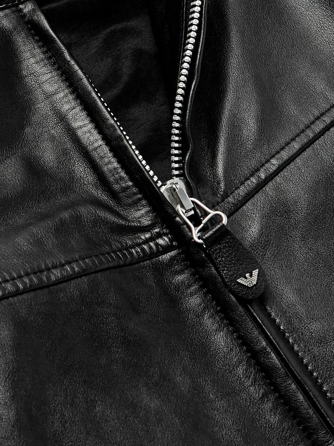 Our Legacy - Emporio Armani Grande Trix Leather Jacket - Black Our