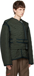 Robyn Lynch Khaki Vest & Jacket Set