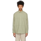 Jacquemus Green La Chemise Carro Shirt