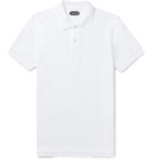 TOM FORD - Slim-Fit Cotton-Piqué Polo Shirt - White