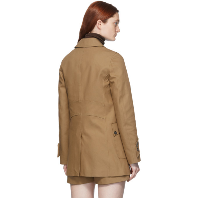 ジャケット Victoria Beckham Brown double-breasted coat in wool and cash Victoria Beckham | Jackets & Coats | Victoria Beckham Brown