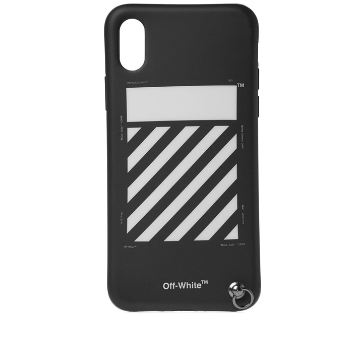 Photo: Off-White Diagonals iPhone X Cover with Strap