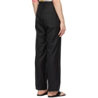 Casablanca Black Pleated Rio Trousers