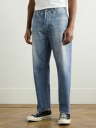 A.PRESSE - No.22 Tapered Button-Embellished Jeans - Blue