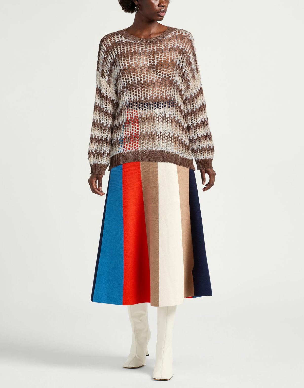 Peserico Womens Sweater in Brown