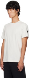 Moncler Gray Garment-Washed T-Shirt