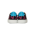 Givenchy Black and Blue Reverse Logo Urban Street Sneakers