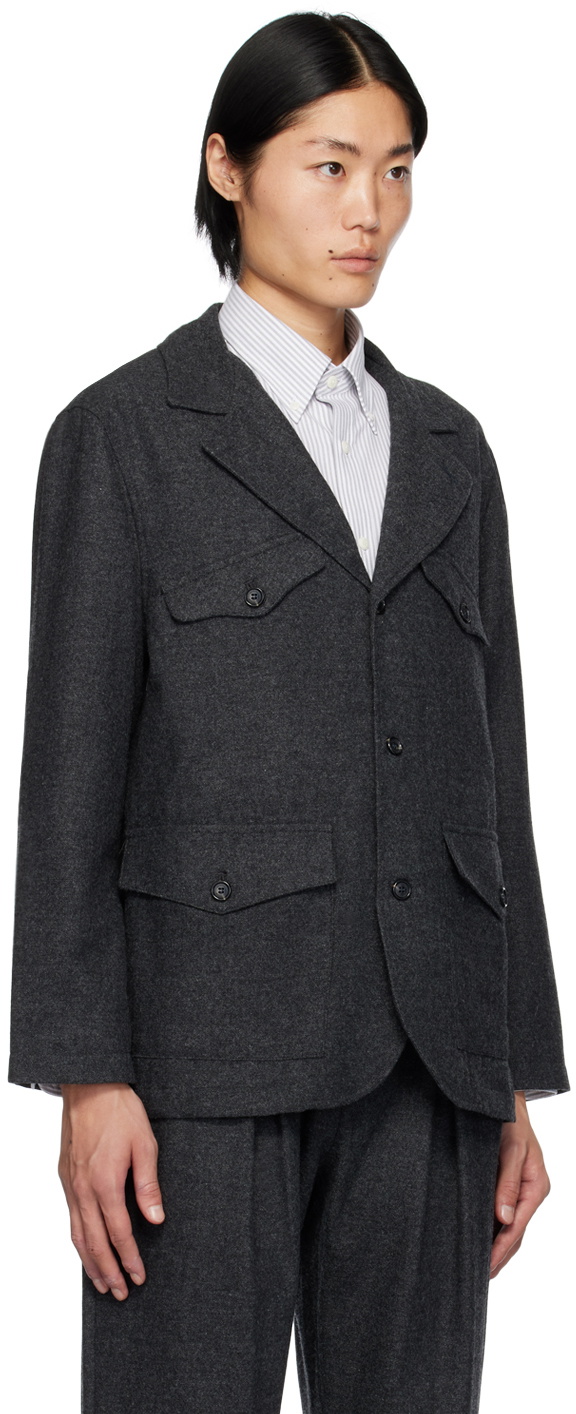Uniform Bridge Gray Hunting Blazer