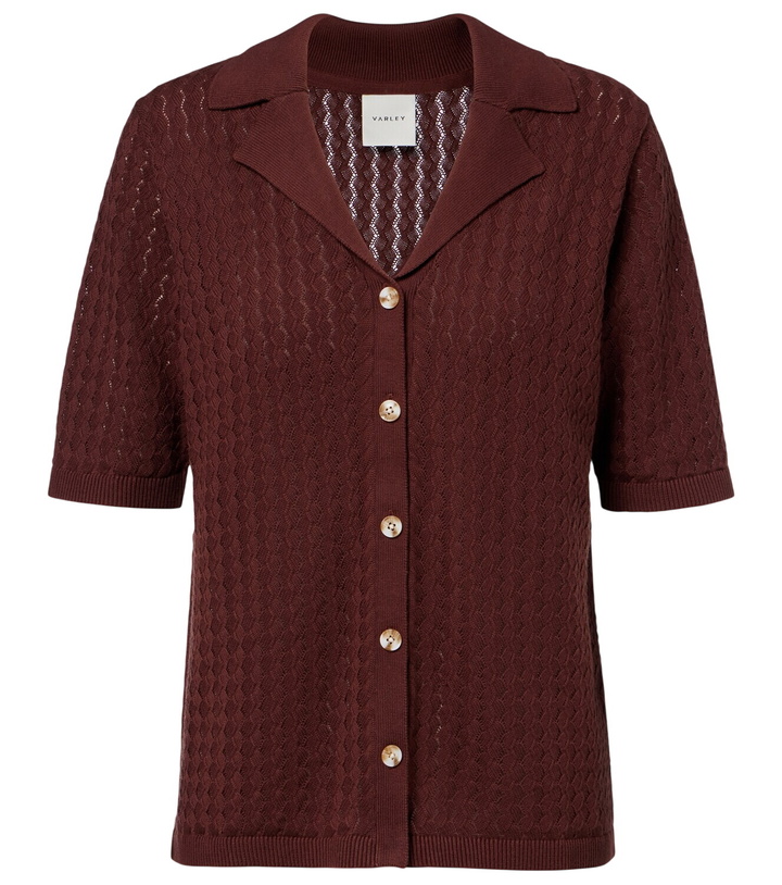 Photo: Varley Madelene pointelle cotton shirt