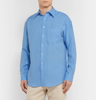 Anderson & Sheppard - Linen Shirt - Blue