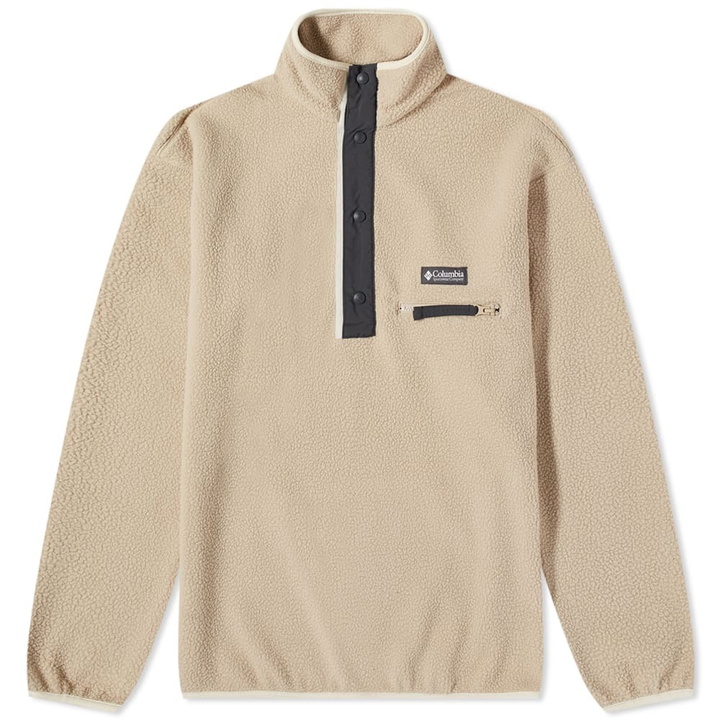 Photo: Columbia Men's Helvetia™ Half Snap Fleece in Ancient Fossil