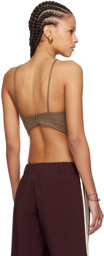 FIDAN NOVRUZOVA Brown Gulya Tank Top