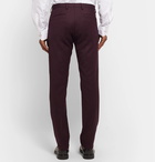 Paul Smith - Burgundy Slim-Fit Wool and Cashmere-Blend Suit Trousers - Burgundy