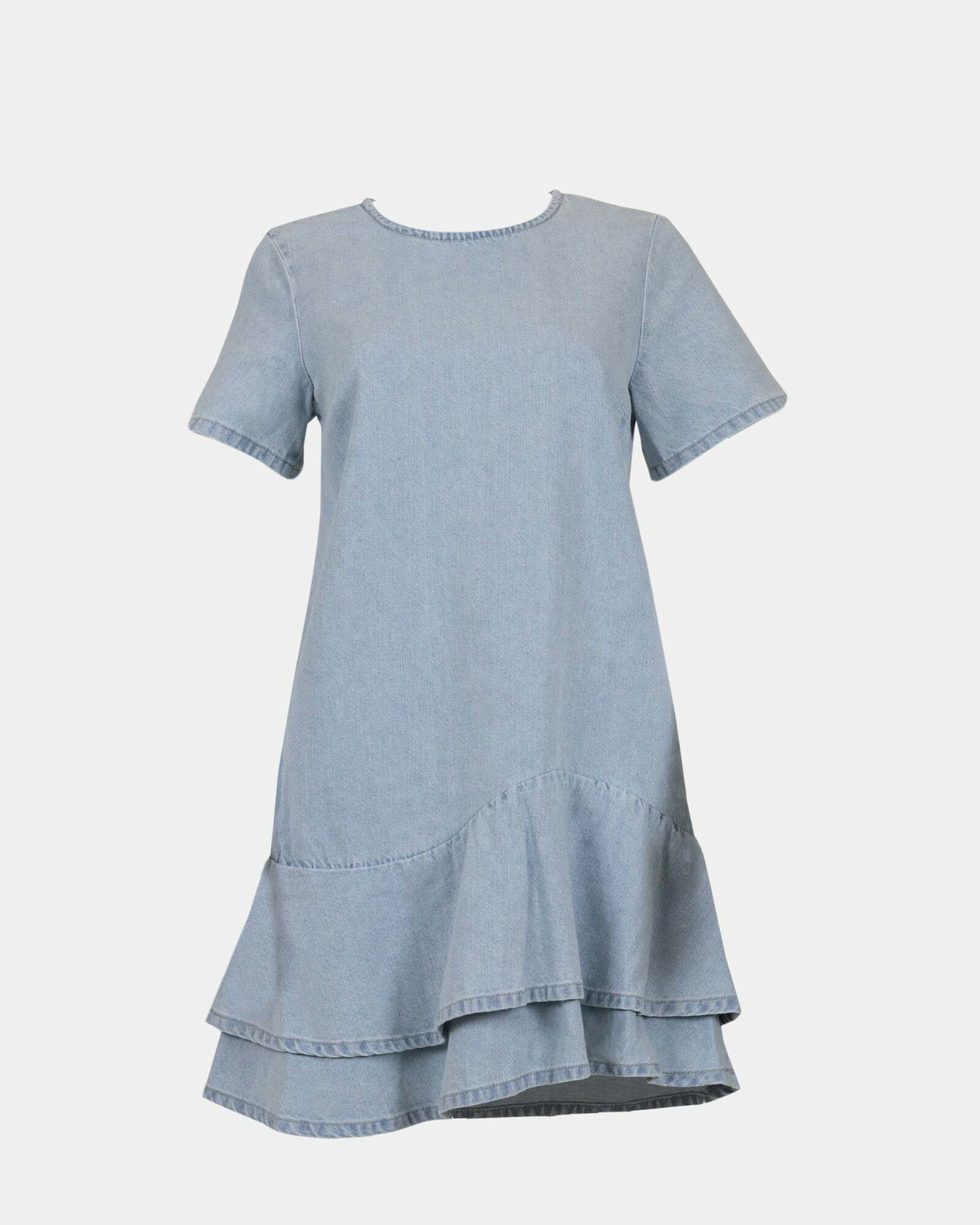 Steve Madden Tina Dress in Light Blue Denim