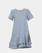 Steve Madden Tina Dress in Light Blue Denim