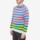 Howlin by Morrison Men's Howlin' Flying Tapes Stripe Crew Knit in Apollo