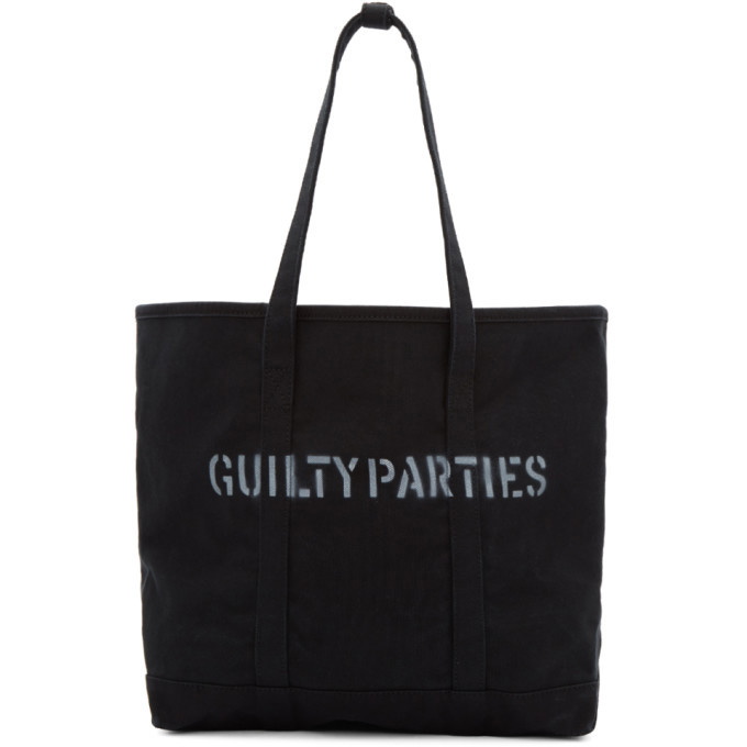 Photo: Wacko Maria Black Porter Edition Washed Canvas Tote