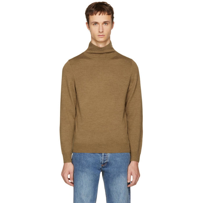 Photo: A.P.C. Brown Dundee Turtleneck 