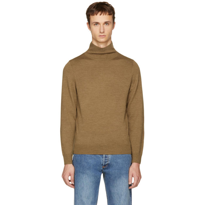 Photo: A.P.C. Brown Dundee Turtleneck 