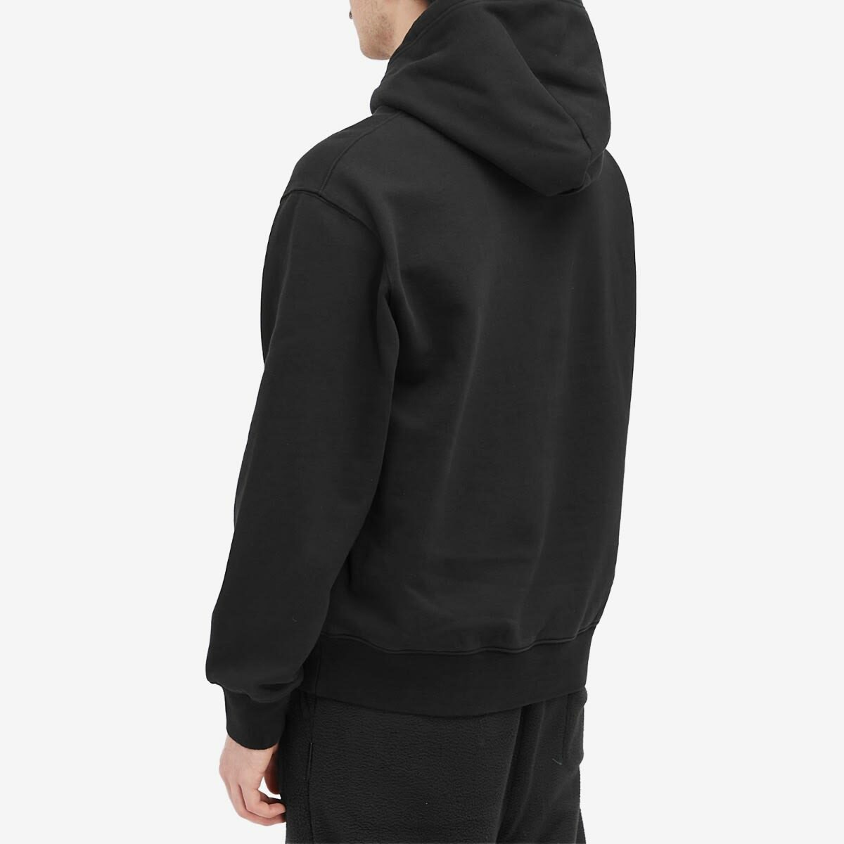 Purple Mountain Observatory Men's Core Logo Hoodie in Black
