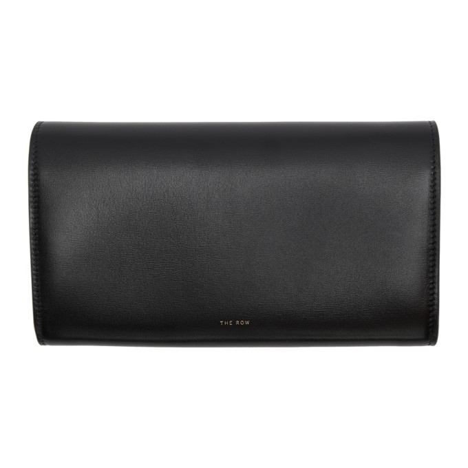 The Row Black Lady Continental Wallet The Row