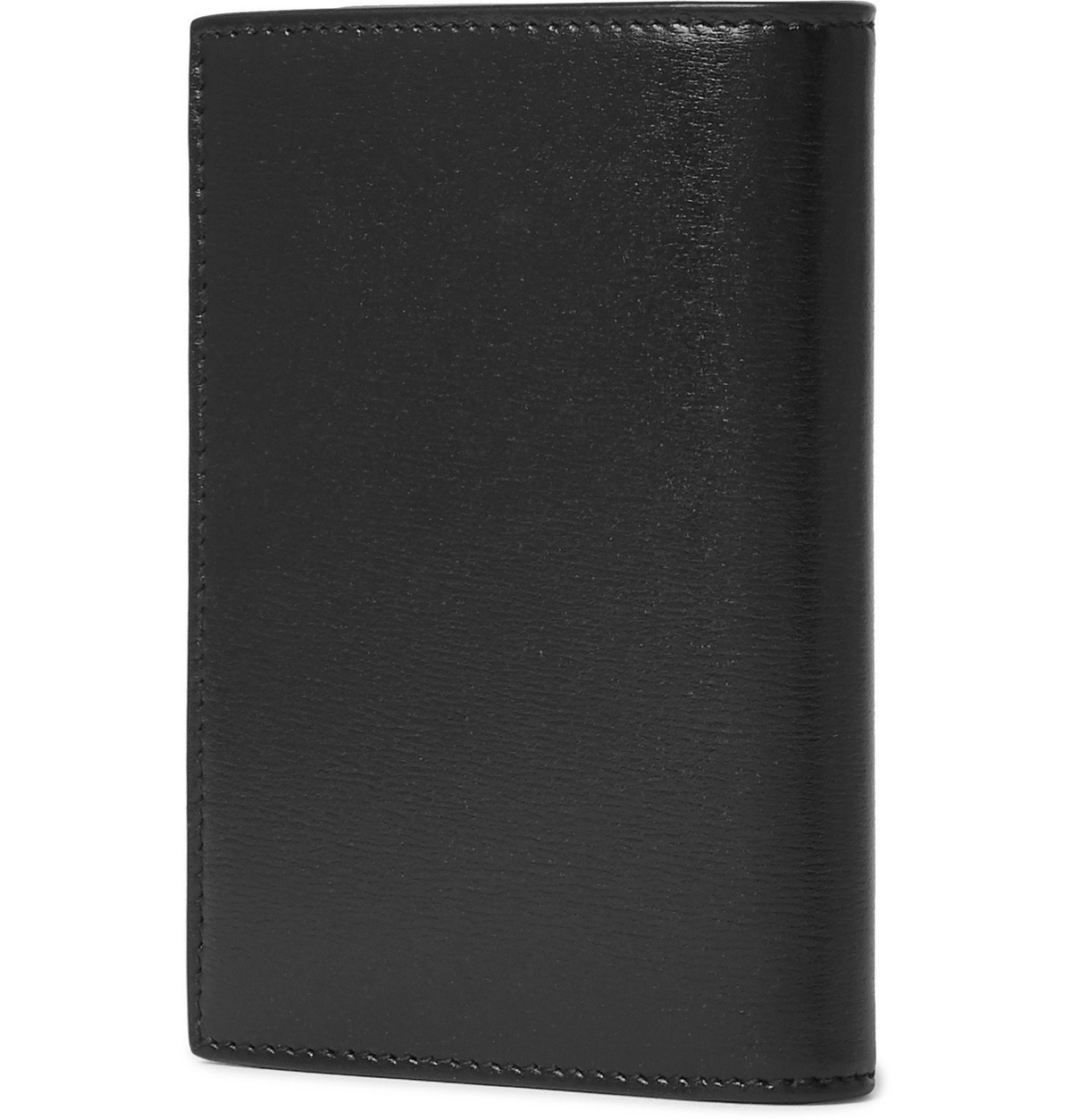 SAINT LAURENT - Logo-Appliquéd Leather Billfold Wallet - Black