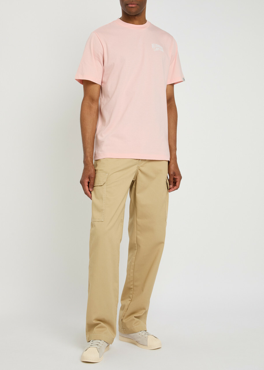 Billionaire Boys Club Small Arch Logo Printed Cotton T-shirt Pink