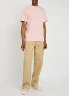 Billionaire Boys Club Small Arch Logo Printed Cotton T-shirt Pink