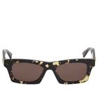Bottega Veneta Eyewear Bottega Veneta BV1457S Sunglasses in Havana/Brown 