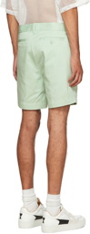 AMI Paris Green Chino Shorts