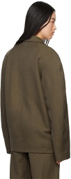 LEMAIRE Brown Half Coat