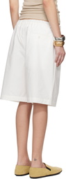 Meta Campania Collective White Ed Drawstring Shorts