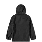 Stone Island Junior Zip Hooded Overshirt in Black