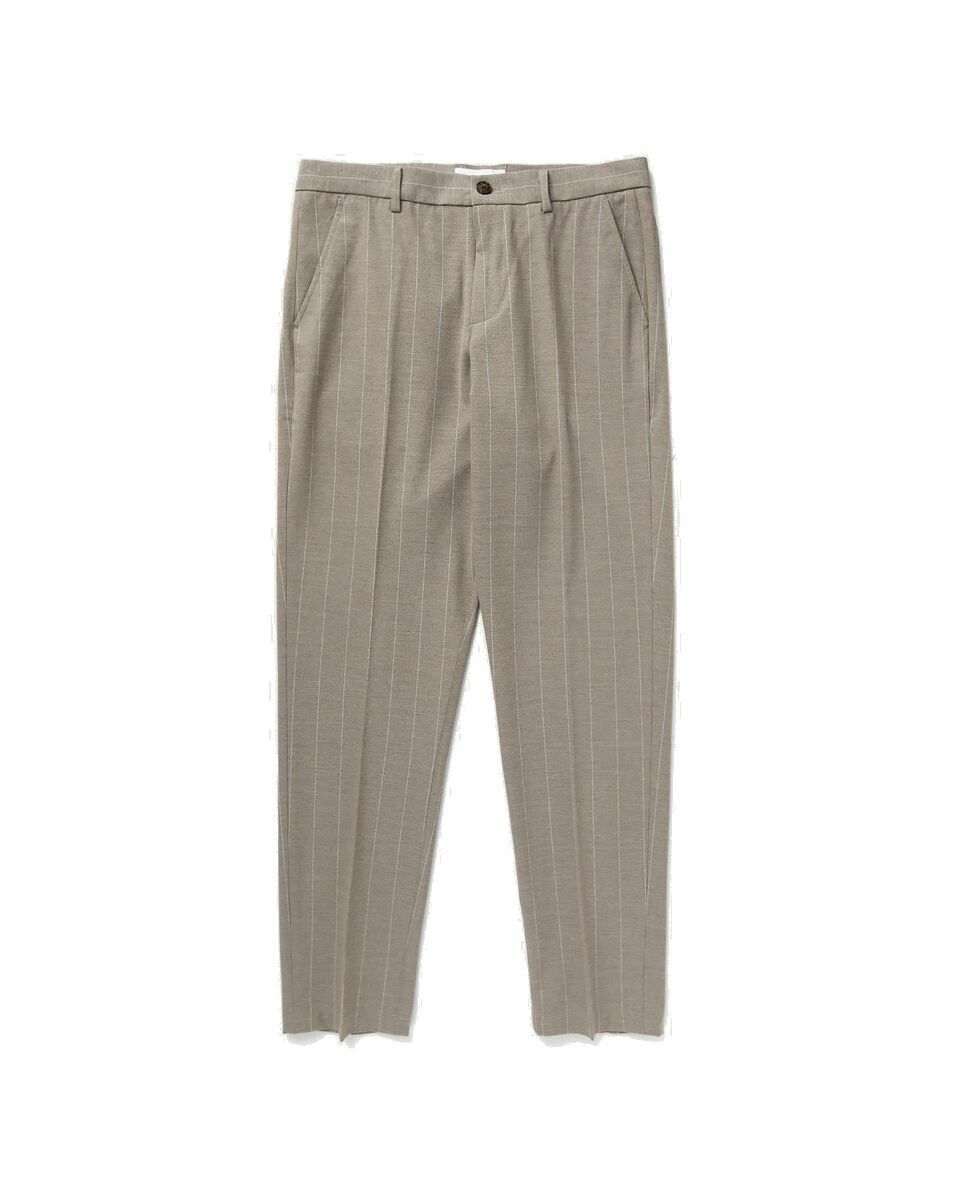 Photo: Les Deux Como Reg Twill Pinstripe Suit Pants Beige - Mens - Cargo Pants