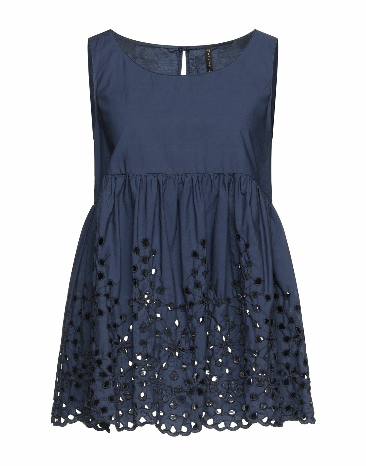Manila Grace Womens Top Slate in Blue