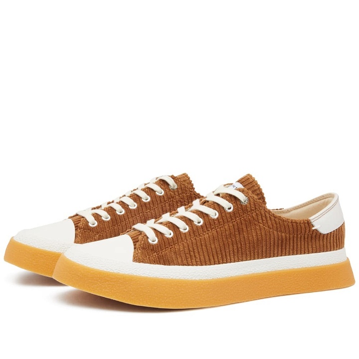 Photo: East Pacific Trade Men's Dive Layer Corduroy Sneakers in Camel