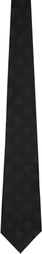Comme des Garçons Homme Deux Black Medium Polka Dot Silk Tie