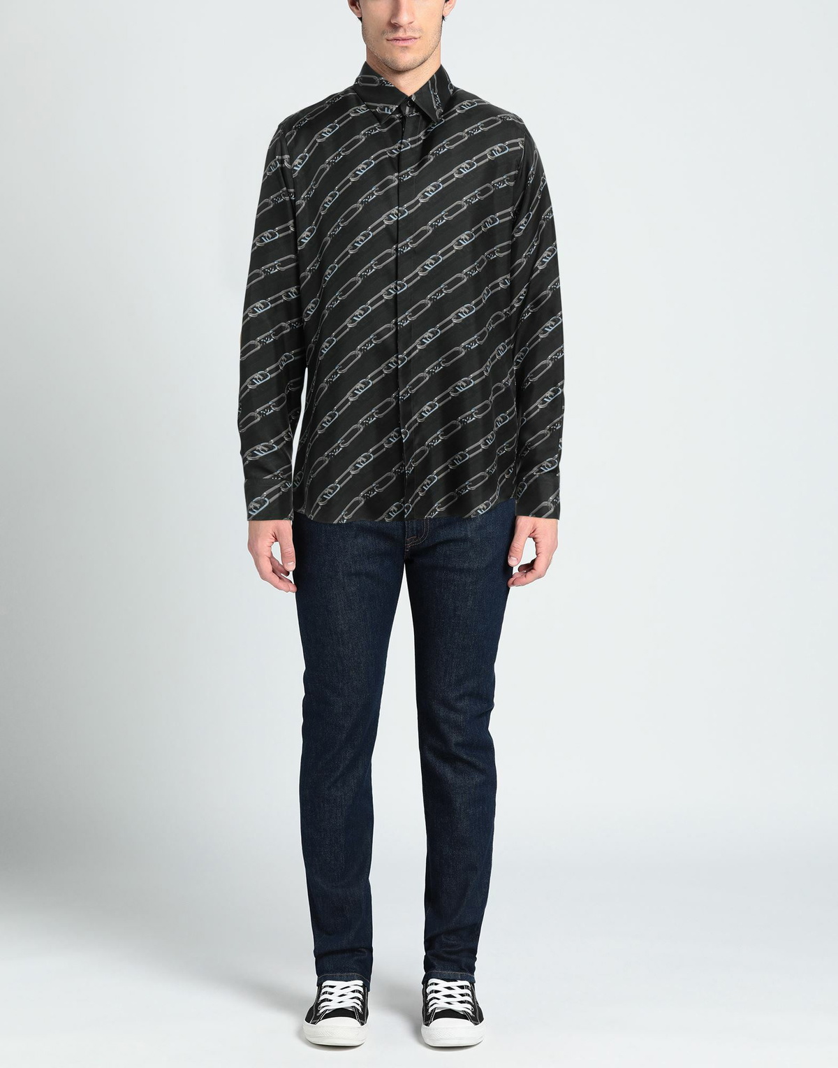 Fendi Mens Shirt in Black